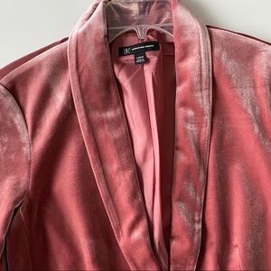 INC Pink Velvet Blazer